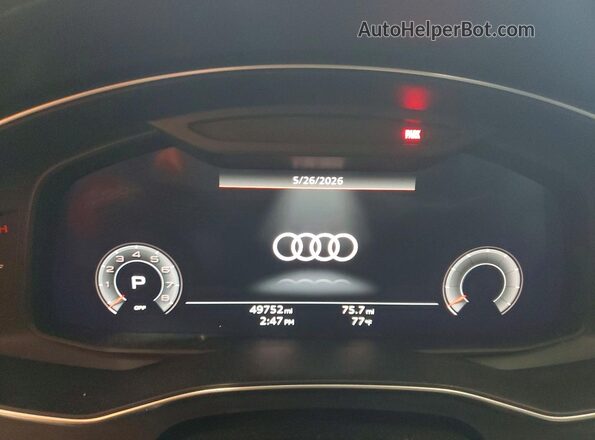 WAUL2AF21MN043483 2021 AUDI A6 Silver Instrument cluster view