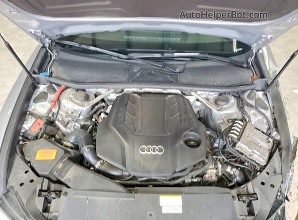 WAUL2AF21MN043483 2021 AUDI A6 Silver Rear interior view