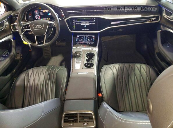 WAUL2AF21MN043483 2021 AUDI A6 Silver Dashboard view