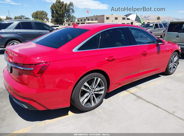 WAUL2AF22KN036944 2019 AUDI A6 Красный Задняя правая четверть
