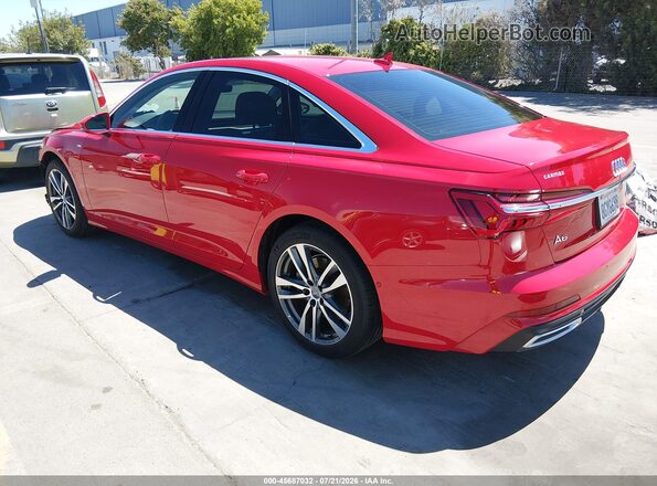 WAUL2AF22KN036944 2019 AUDI A6 Красный Задняя левая четверть