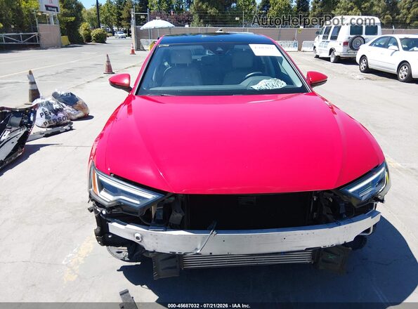 WAUL2AF22KN036944 2019 AUDI A6 Красный Вид задней части салона