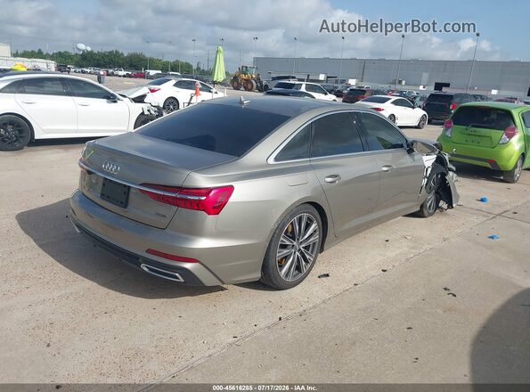 WAUL2AF22KN093600 2019 AUDI A6 Tan უკანა მარჯვენა