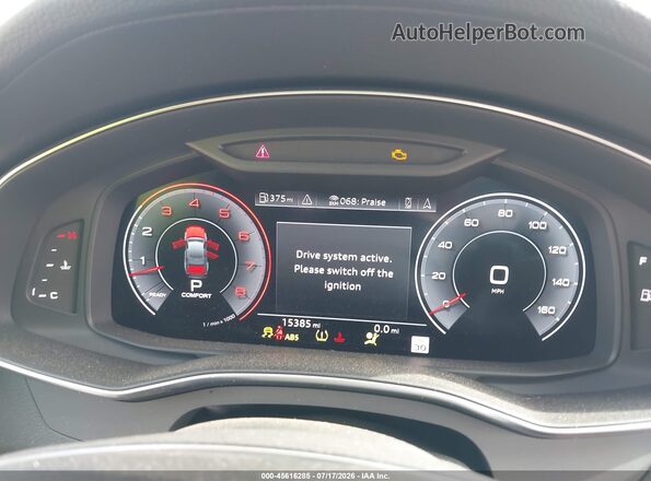 WAUL2AF22KN093600 2019 AUDI A6 Tan უკანა სავარძლების ხედი