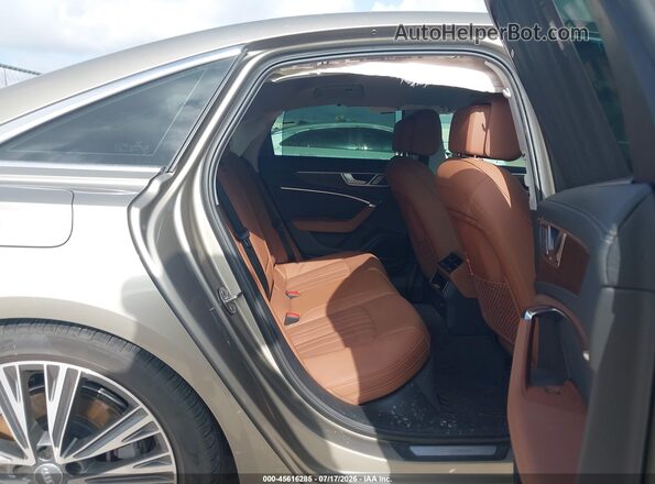 WAUL2AF22KN093600 2019 AUDI A6 Tan VIN კოდის სტიკერის ხედი