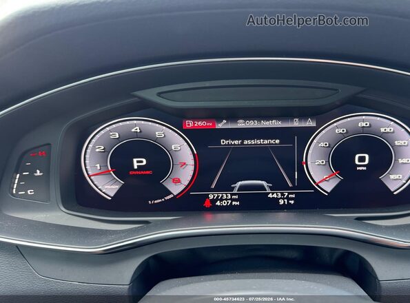 WAUL2AF23KN059245 2019 AUDI A6 Серый Вид задних сидений