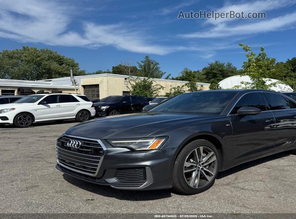 WAUL2AF23KN059245 2019 AUDI A6 Серый Передняя левая четверть