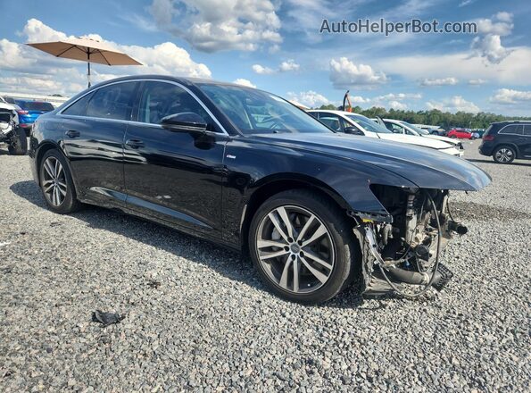 WAUL2AF25KN038333 2019 AUDI A6 Black Front right