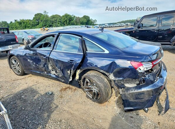 WAUL2AF25KN083496 2019 AUDI A6 Синий Задняя левая четверть