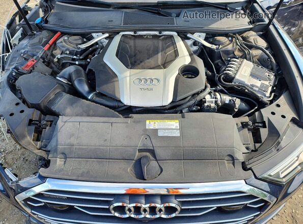 WAUL2AF25KN083496 2019 AUDI A6 Синий Вид задней части салона
