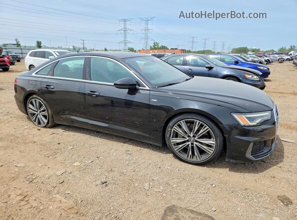 WAUL2AF26KN110169 2019 AUDI A6 Черный Передняя правая четверть