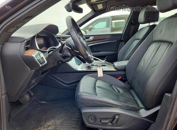 WAUL2AF26KN110169 2019 AUDI A6 Черный Вид салона спереди