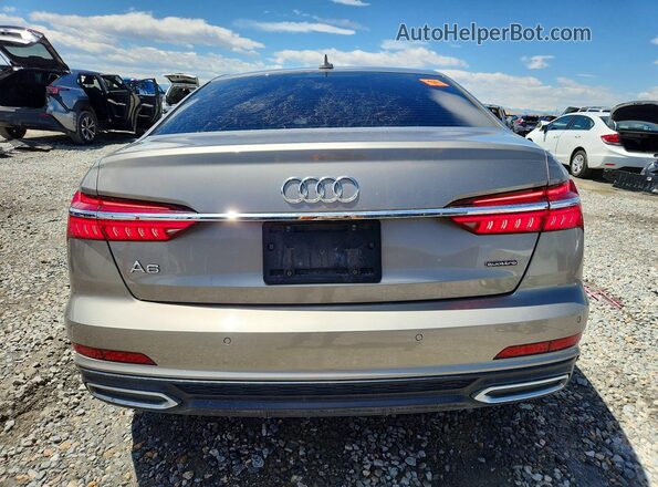 WAUL2AF27KN105014 2019 AUDI A6 Beige უკანა ხედი