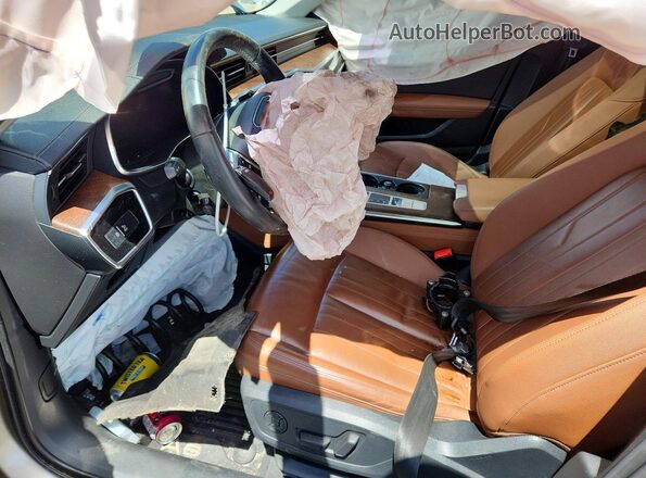 WAUL2AF27KN105014 2019 AUDI A6 Beige წინა სალონის ხედი