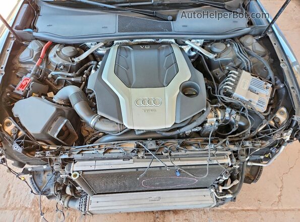 WAUL2AF27KN110004 2019 AUDI A6 Black უკანა სალონის ხედი