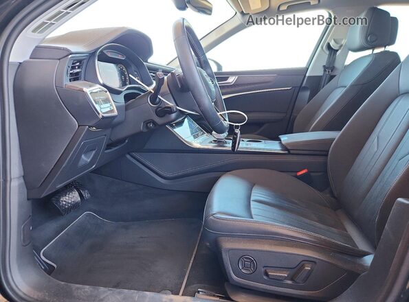 WAUL2AF27KN110004 2019 AUDI A6 Black წინა სალონის ხედი