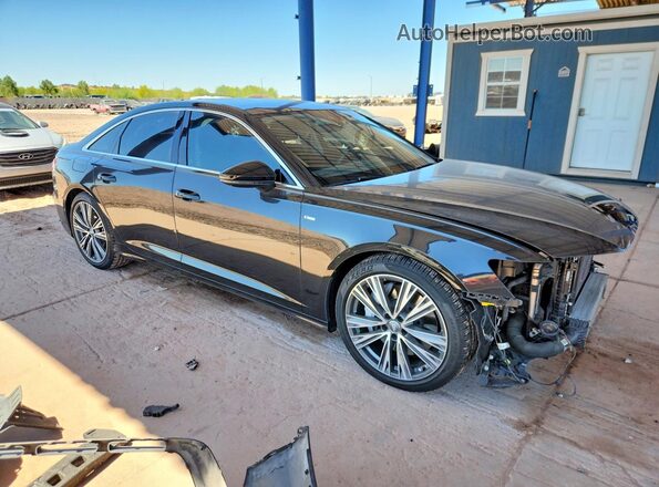 WAUL2AF27KN110004 2019 AUDI A6 Black წინა მარჯვენა