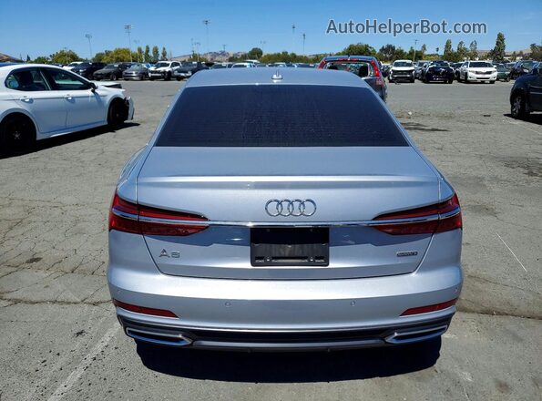 WAUL2AF28KN054493 2019 AUDI A6 Silver Вид ззаду