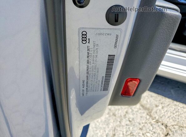 WAUL2AF28KN054493 2019 AUDI A6 Silver Вид підкапотного простору