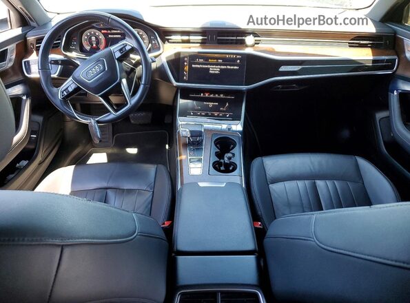 WAUL2AF28KN054493 2019 AUDI A6 Silver Вид панелі приладів