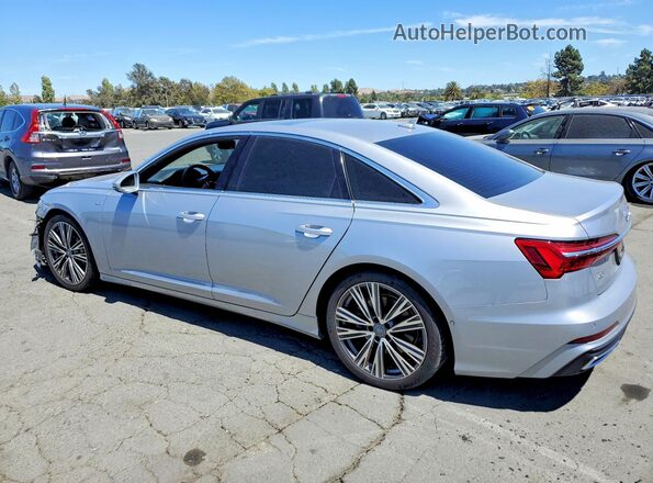 WAUL2AF28KN054493 2019 AUDI A6 Silver Задня ліва чверть