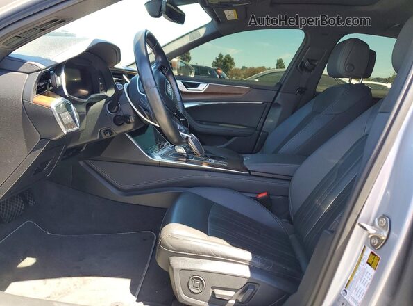 WAUL2AF28KN054493 2019 AUDI A6 Silver Вид салону спереду