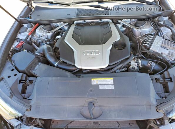 WAUL2AF28KN054493 2019 AUDI A6 Silver Вид задньої частини салону