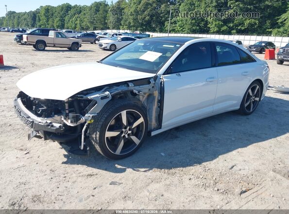 WAUL2AF28MN046686 2021 AUDI A6 White Front left