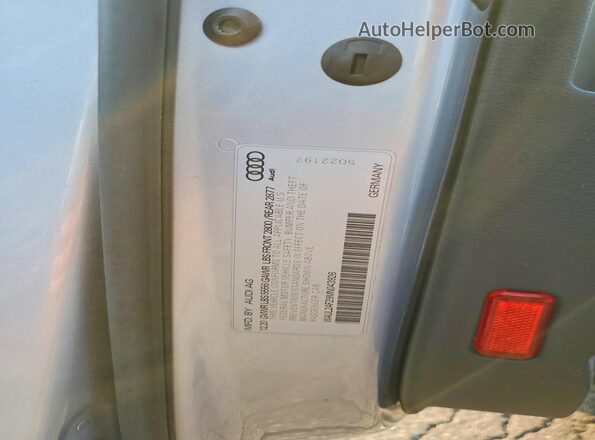 WAUL2AF29MN043926 2021 AUDI A6 Silver Vista del compartimento del motor