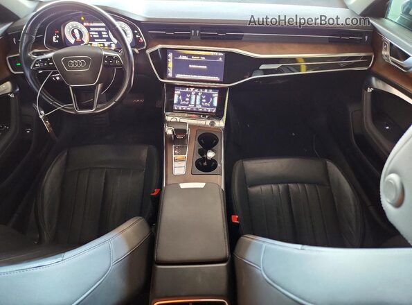 WAUL2AF2XKN047755 2019 AUDI A6 Black Առջևի վահանակի տեսք