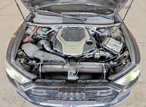 WAUL2AF2XKN047755 2019 AUDI A6 Black Սալոնի հետևի տեսք