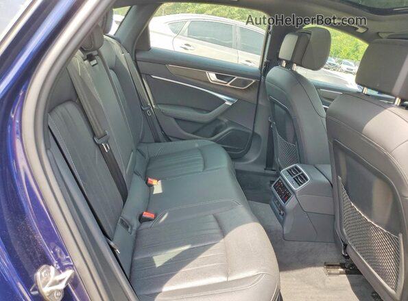 WAUL2AF2XMN055745 2021 AUDI A6 Blue Widok tylnych siedzeń