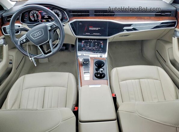 WAUL2BF21NN039067 2022 AUDI A6 White Вид панелі приладів