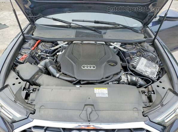 WAUL2BF23SN031869 2025 AUDI A6 Blue Вид задньої частини салону