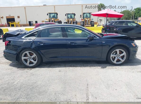 WAUL2BF24RN016369 2024 AUDI A6 Blue Սալոնի հետևի տեսք