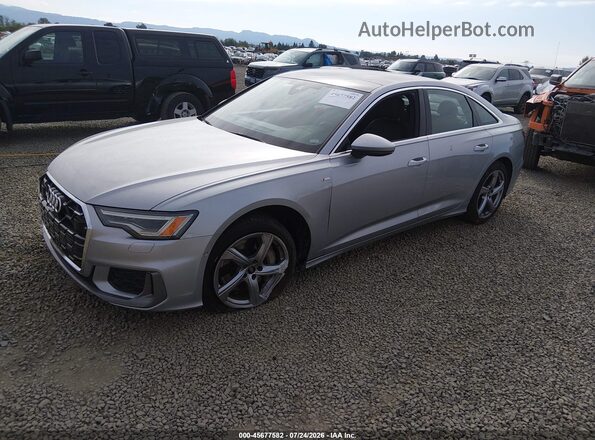 WAUL2BF24RN059139 2024 AUDI A6 Silver Vista tres cuartos delantera izquierda