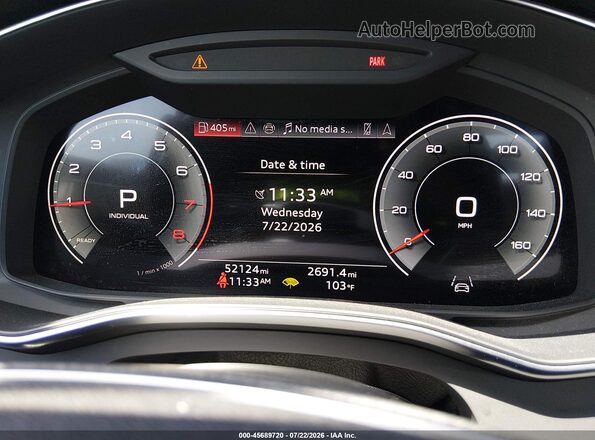 WAUL2BF24RN064454 2024 AUDI A6 Black Հետևի նստատեղերի տեսք