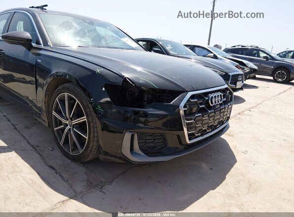 WAUL2BF24RN064454 2024 AUDI A6 Black Դիմացի տեսք