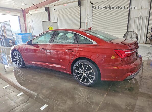 WAUL2BF25RN062731 2024 AUDI A6 Maroon Задня ліва чверть