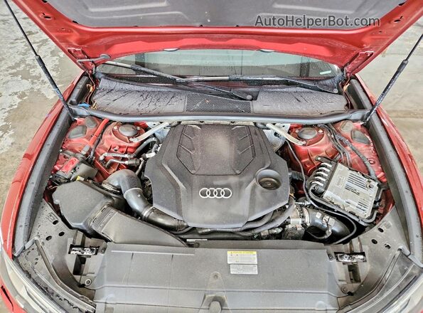WAUL2BF25RN062731 2024 AUDI A6 Maroon Вид задньої частини салону