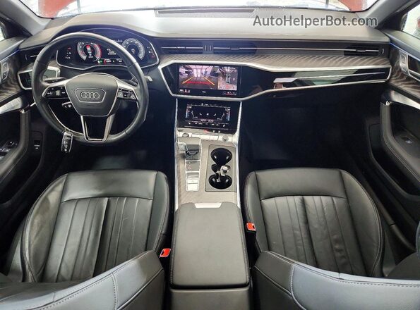 WAUL2BF25RN062731 2024 AUDI A6 Maroon Вид панелі приладів