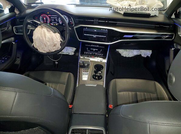 WAUL2BF28PN009552 2023 AUDI A6 Gray Առջևի վահանակի տեսք