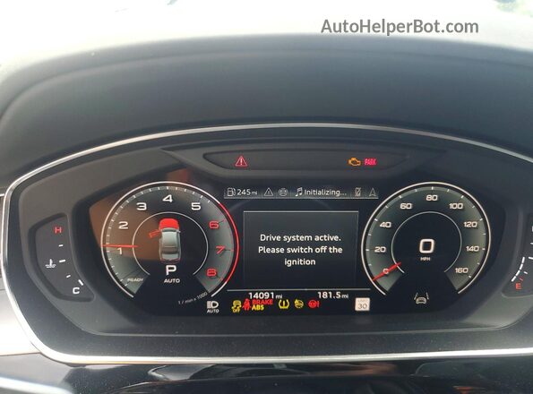 WAULDAF82RN006044 2024 AUDI A8 Black Widok zestawu wskaźników