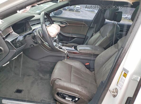 WAULDAF83PN002050 2023 AUDI A8 White წინა სალონის ხედი