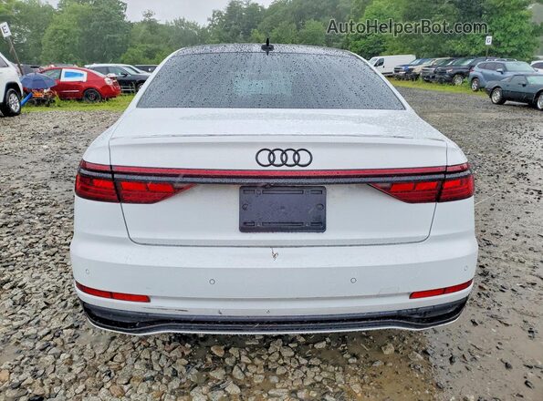 WAULDAF83PN002050 2023 AUDI A8 White უკანა ხედი