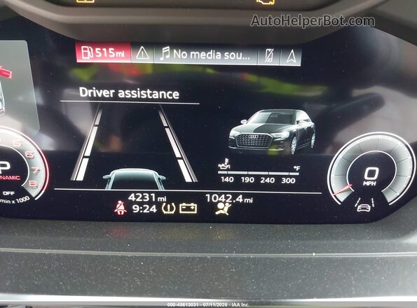 WAULDAF84PN009881 2023 AUDI A8 White 