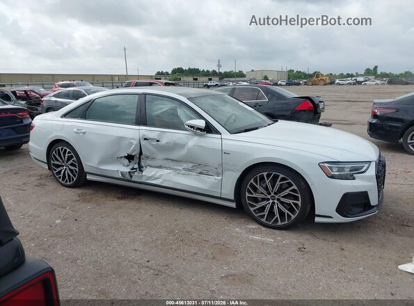 WAULDAF84PN009881 2023 AUDI A8 White Widok wnętrza z tyłu