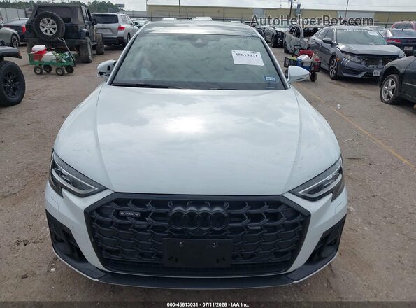 WAULDAF84PN009881 2023 AUDI A8 White Widok zestawu wskaźników