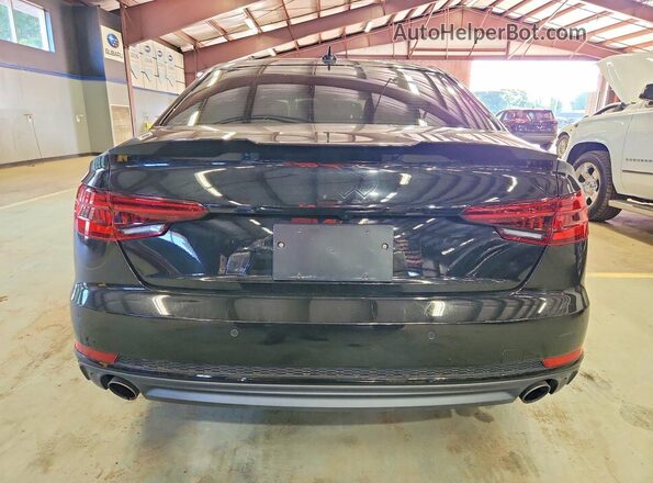 WAULMAF40JA043327 2018 AUDI A4 Black უკანა ხედი