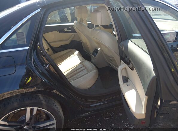 WAULMAF40JA199741 2018 AUDI A4 Black Widok naklejki z numerem VIN